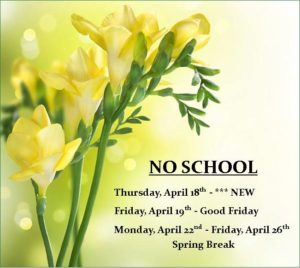 No School Easter Break | Parma Heights Christian Academy